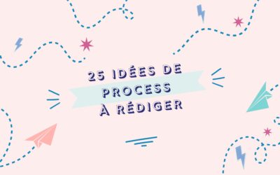 Entrepreneur en ligne : 25 idees de process a rediger