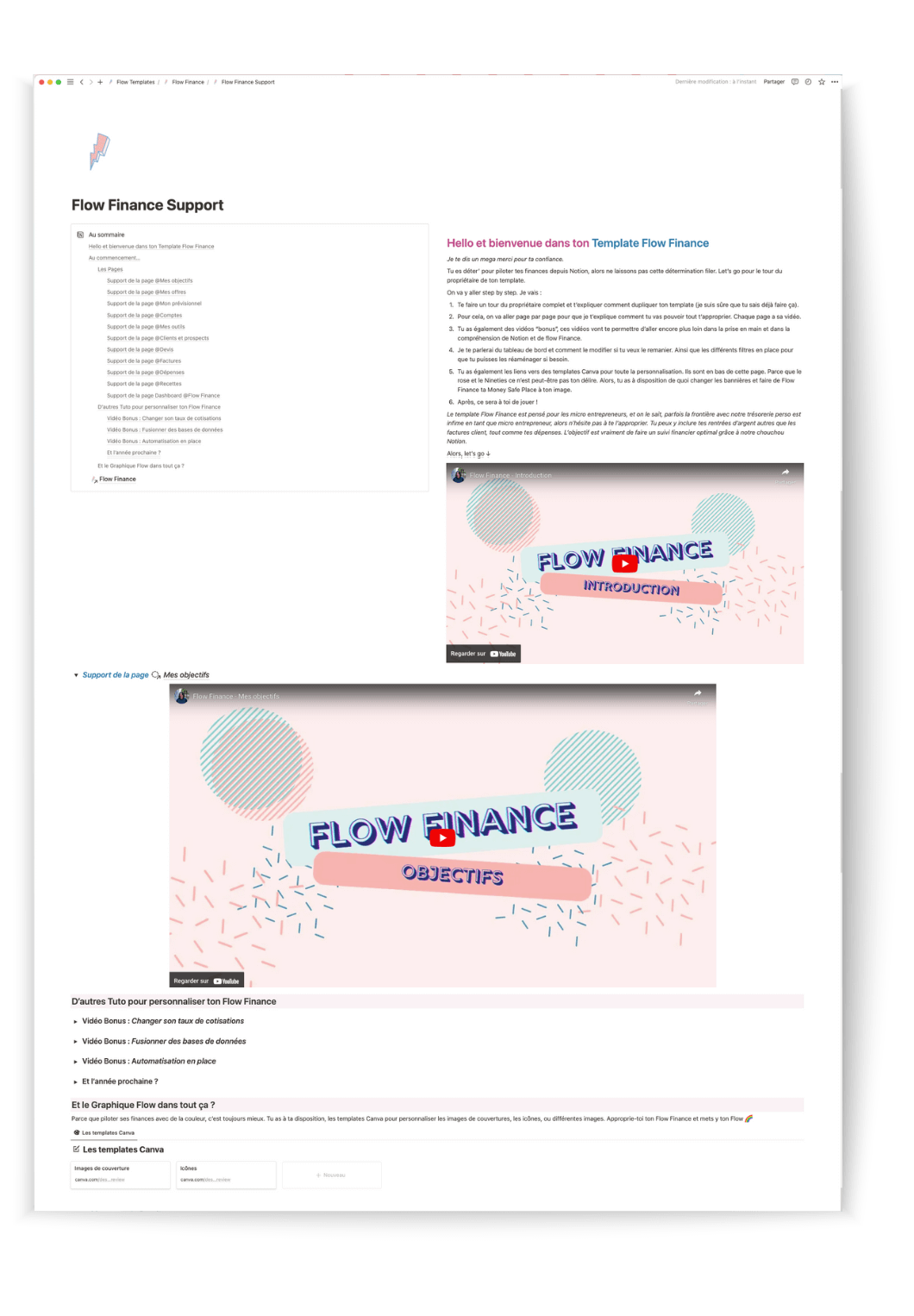 Flow Finance Support